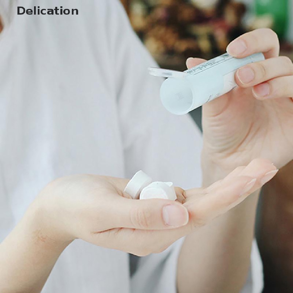 Hộp 10 khăn giấy nén mini nhỏ gọn bỏ túi tiện lợi