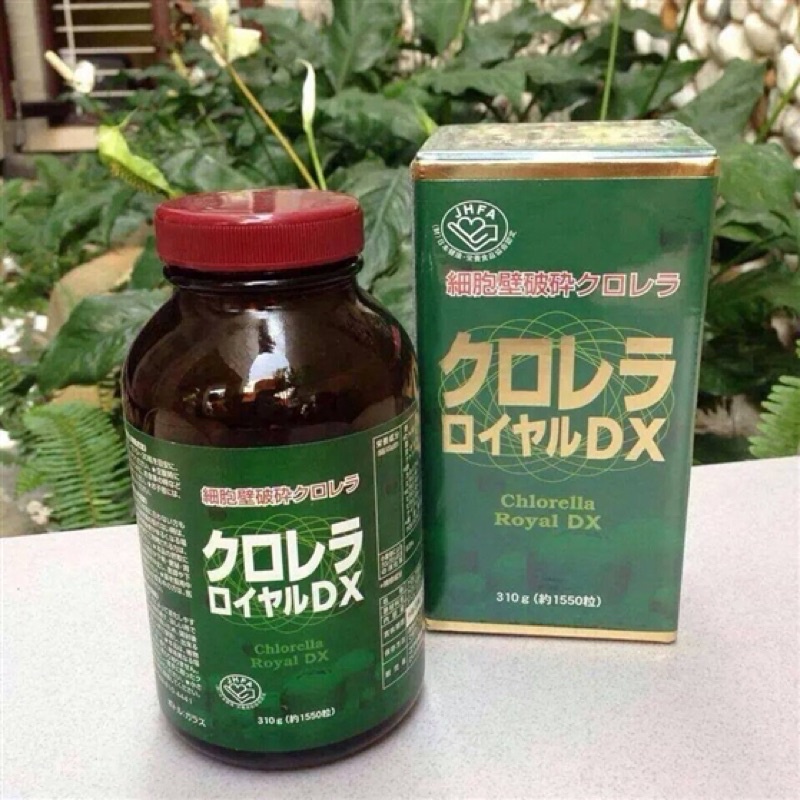 Tảo lục hoàng gia Chlorella Royal DX Nhật Bản 1550 viên [chính hãng]