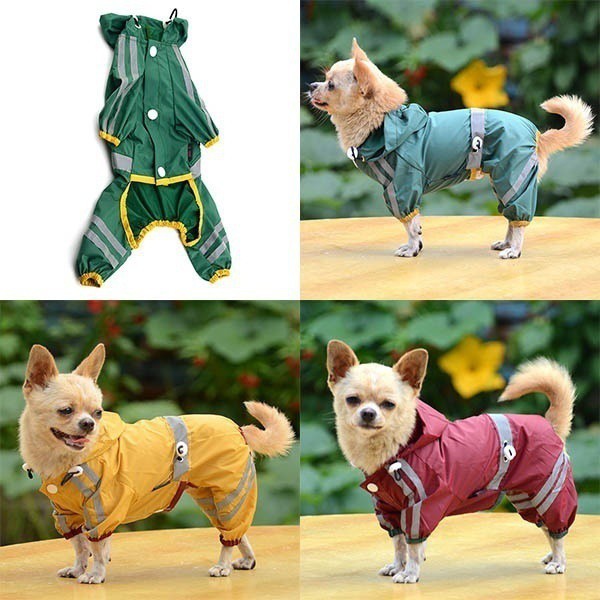 Áo mưa chống thấm nước cho thú cưng size xs-xxl