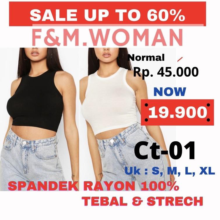 Áo Crop Top Vải Spandex Rayon 0 Ct-01