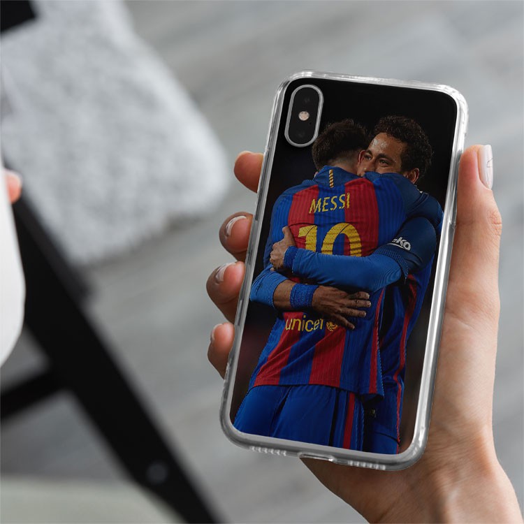 Ốp Lưng bóng đá barca ốp điện thoại Neyma và messi ôm nhau dành cho Iphone 5 đến 12 Promax BAR20210009