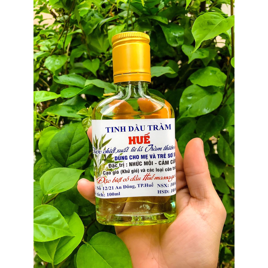 1 Chai 100 ml Tinh Dầu Tràm Huế Nguyên Chất