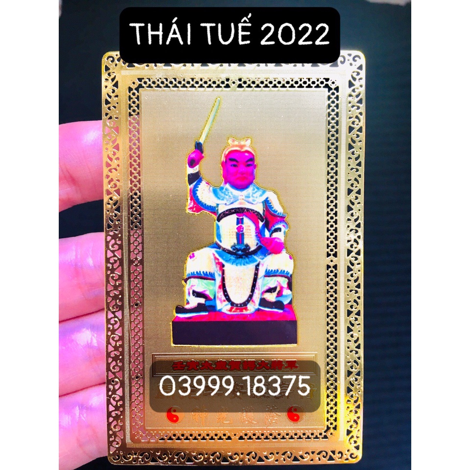 Kim Bài Thái Tuế 2022 ( tặng 1 thái tuế đỏ) - hoá giải điều khôn may mắn