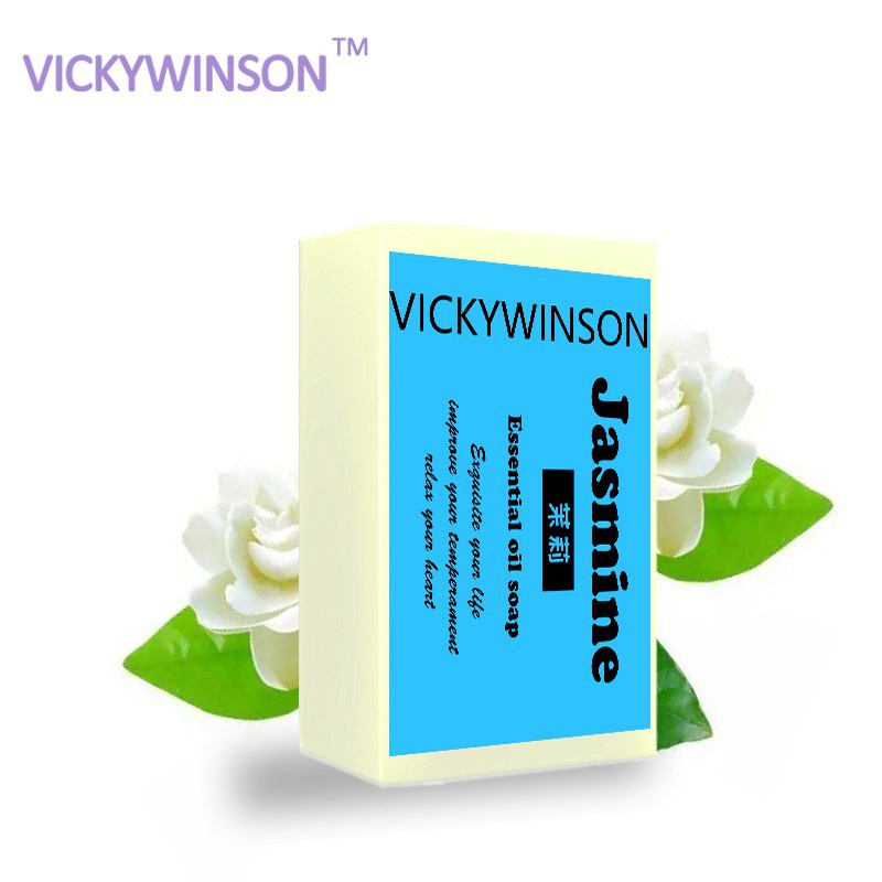 Xà phòng thủ công Jasmine 50g Xà phòng cầm tay Rice Handmade Collagen Vitamin Skin