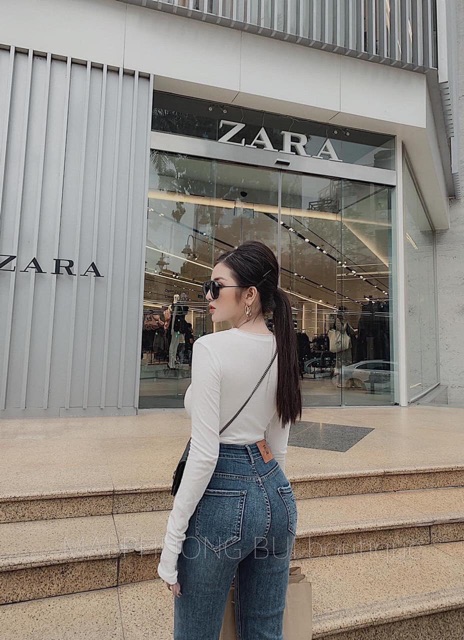 Quần jean baggy co giãn