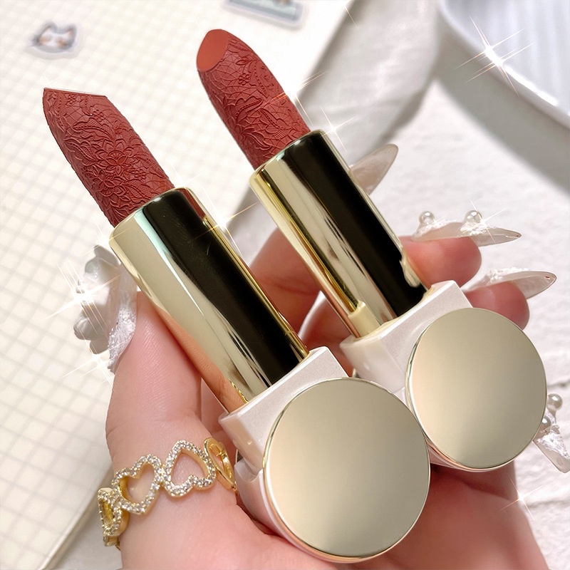 Son môi dưỡng ẩm không dính cốc màu nhung mờ thời trang