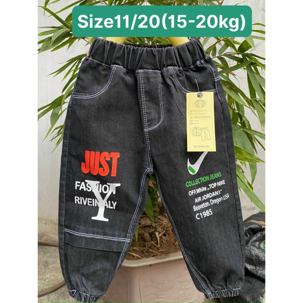 Quần Jean,quần bò BOOM bé trai từ 10-20kg