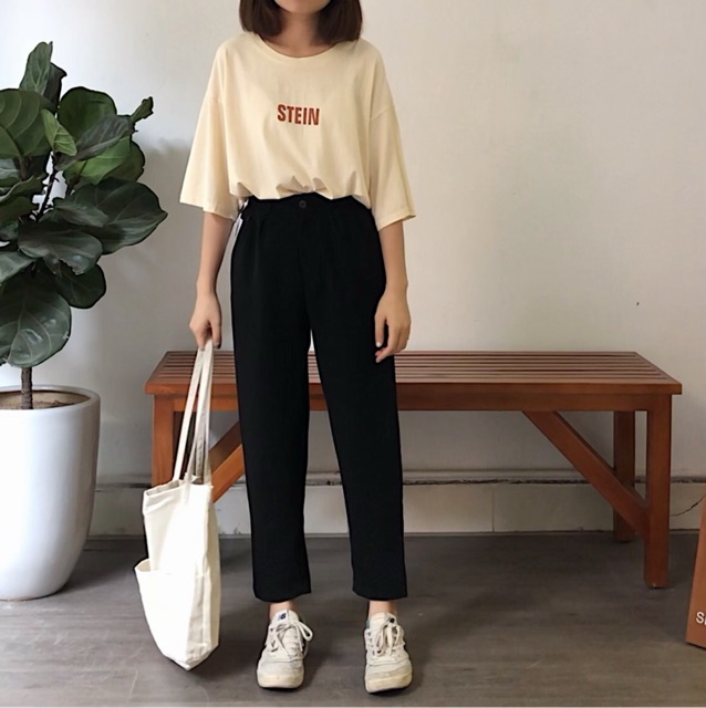 Quần baggy vải đen | BigBuy360 - bigbuy360.vn