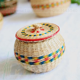 Hộp cói tròn tiện ích