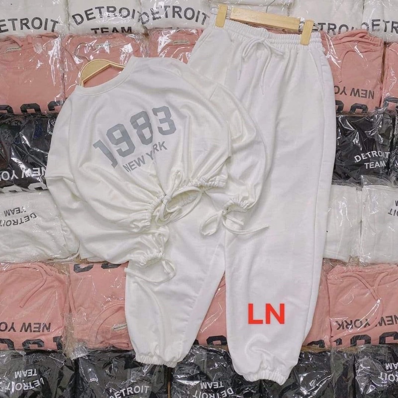 Bộ áo rút bụng 1983 +quần bom LN1