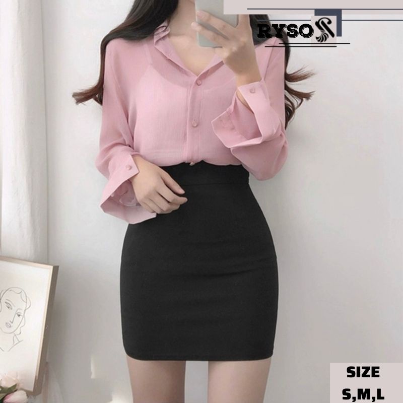 Chân váy công sở chữ A xẻ tà chất mango cao cấp siêu thanh lịch nhẹ nhàng cho nữ nhiều mẫu