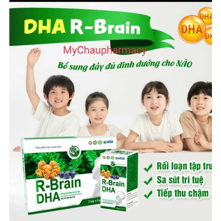 R-Brain DHA bổ sung đầy đủ dinh dưỡng cho não trẻ nhỏ