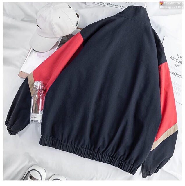 🎇𝐆𝐢𝐚́ 𝐒𝐢̉🎇 ABC Áo Khoác Kaki 2 Lớp Phối Màu Thêu Chữ Cực Đẹp #AKTT019 (Kèm Video, Hình Chụp Thật) | BigBuy360 - bigbuy360.vn