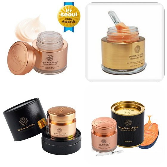 Moleeshop KEM DƯỠNG TRẮNG DA Và Chống Lão Hóa Chiết Xuất Cá Hồi Salmon oil cream cao cấp CHUẨN HÀN