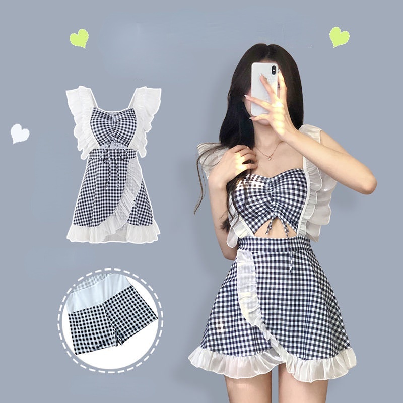 Bộ Đồ Bơi Mỏng Thiết Kế Dễ Thương Cho Nữ
