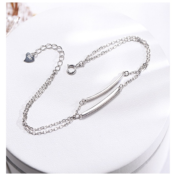 Vòng Tay Nữ Bạc Ý Cao Cấp Đơn Giản Thanh Lịch L2556 - Bảo Ngọc Jewelry