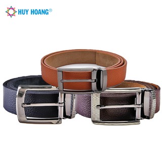 Thắt lưng nam da bò lót nhung Huy Hoàng nhiều màu LS4119-20-21