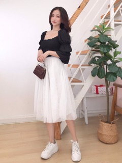 CHÂN VÁY LƯỚI TUTU DẬP LI