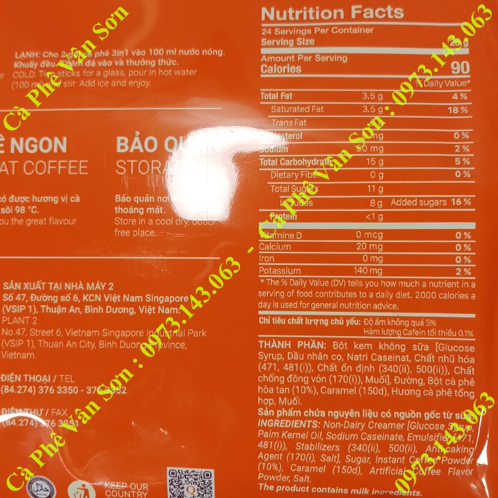 03 bịch cà phê sữa Good morning Trần Quang 480g (24 gói dài * 20g) mẫu xuân 2022 | BigBuy360 - bigbuy360.vn