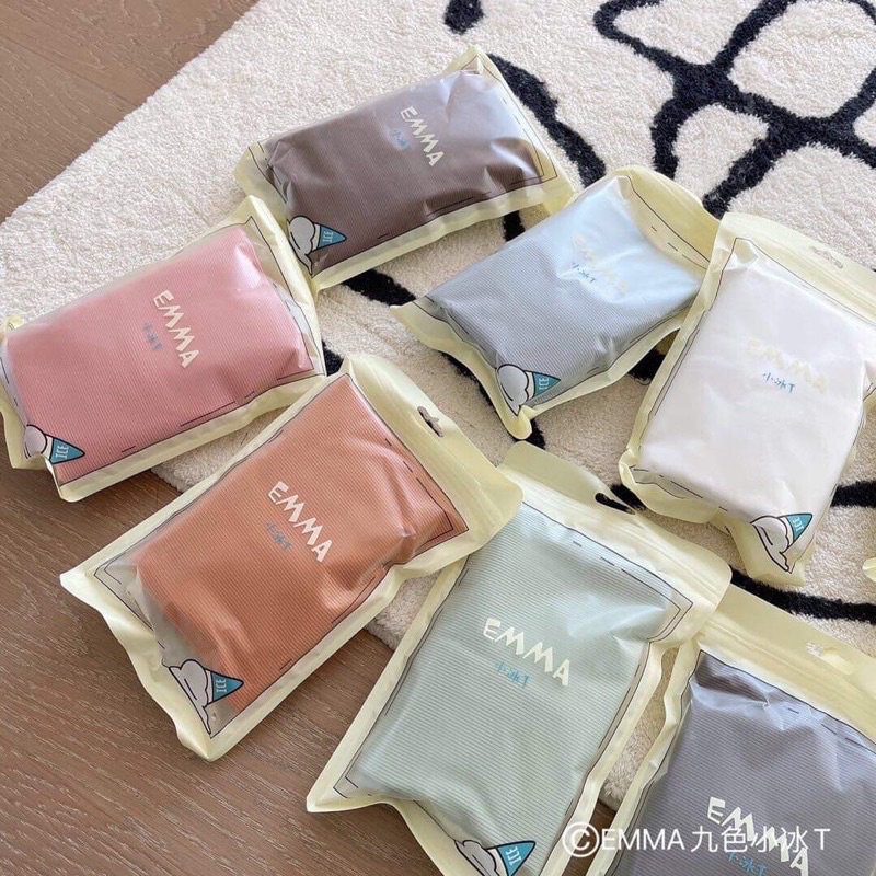 Áo phông thun lạnh, chất thun lạnh nữ siêu mát, 9 màu tông pastel- Ảnh cận chất