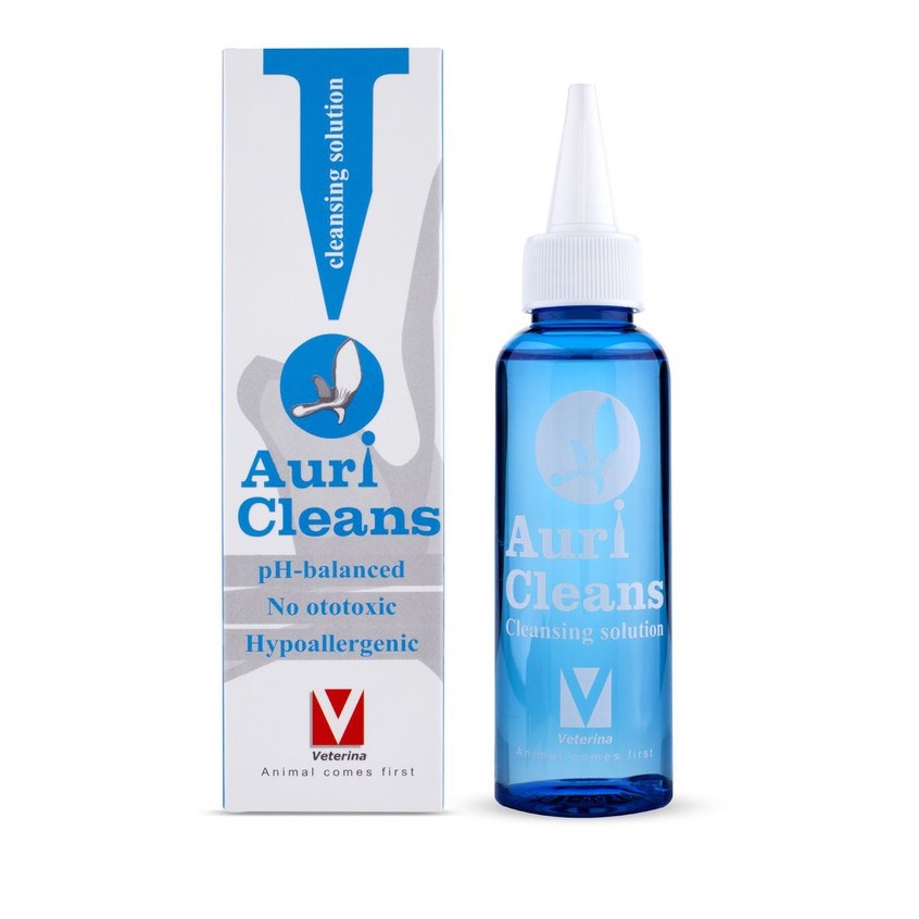 Auri Cleans 100ml dung dịch dầu khoáng làm sạch tại, khử mùi hôi chó mèo