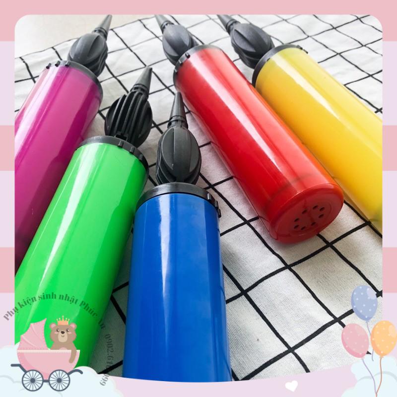 Bơm bóng cầm tay 28cm màu sắc cơ bản