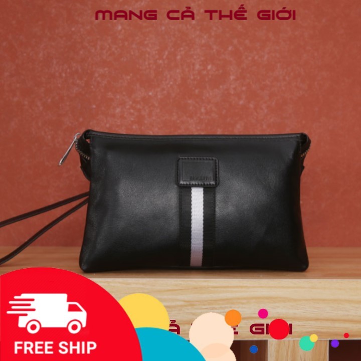 Túi đeo chéo nam Clutch ví cầm tay nam nữ giá sỉ bản to Unisex Mys Bag TX-0017