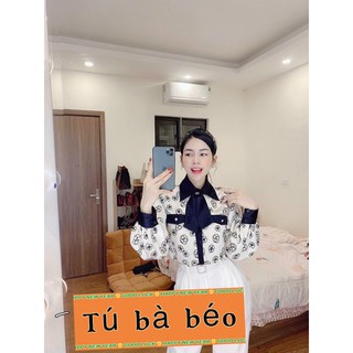 Áo sơ mi lụa hoa cao cấp (ảnh và clip thật)