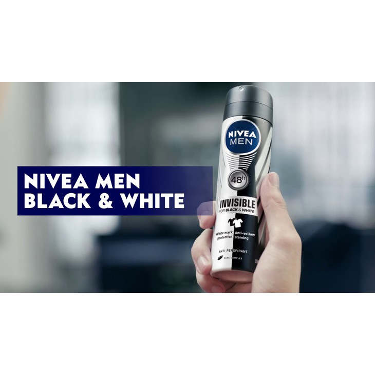 Xịt Toàn Thân Nivea Cho Nam Chống Ố Vàng 150ml