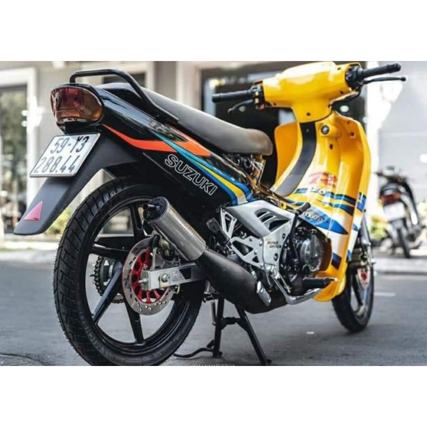 Tem Rời Suzuki Satria 2000 Vàng Đen