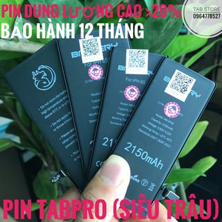 Pin IPHONE TAB PRO (Pin SIÊU Trâu) Siêu Trâu Siêu Bền - Bảo Hành 12 Tháng-BS