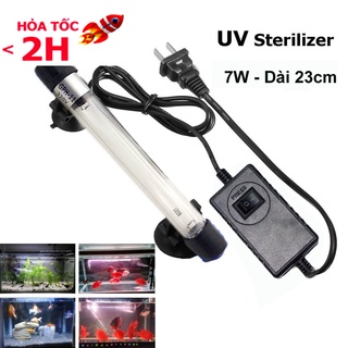 Đèn UV 7W Diệt Tảo Diệt Khuẩn Cho Bể Cá Sterilization King 107 cao cấp