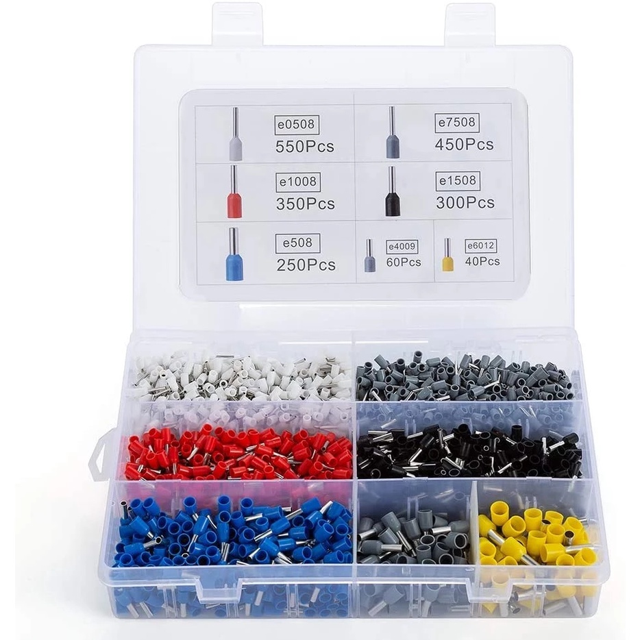 Set kìm uốn dây điện và đầu nối WOZOBUY HSC8 6-4A 0.25-10mm 2 23-7AWG/ 0.08-10mm 2 28-7AWG chuyên dụng độ chính xác cao