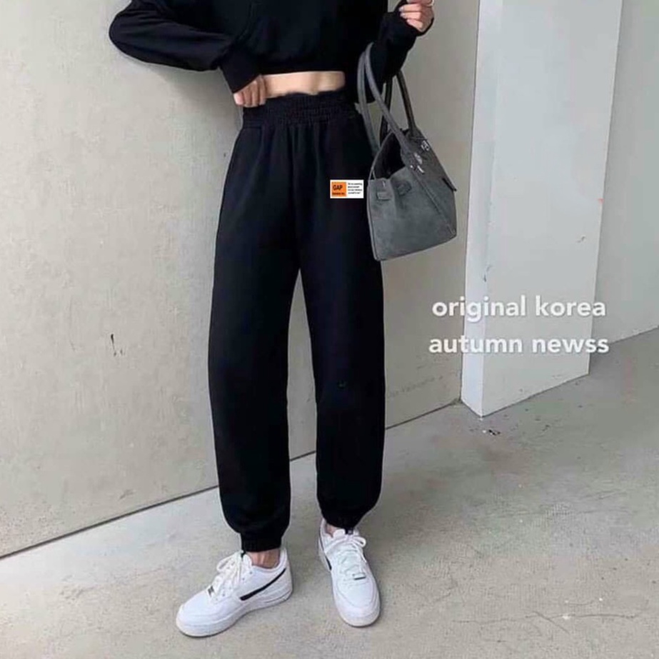 Quần nỉ ống BOOM Unisex, Quần Jogger thun trơn cạp chun dáng rộng - GenZ Pucca | BigBuy360 - bigbuy360.vn
