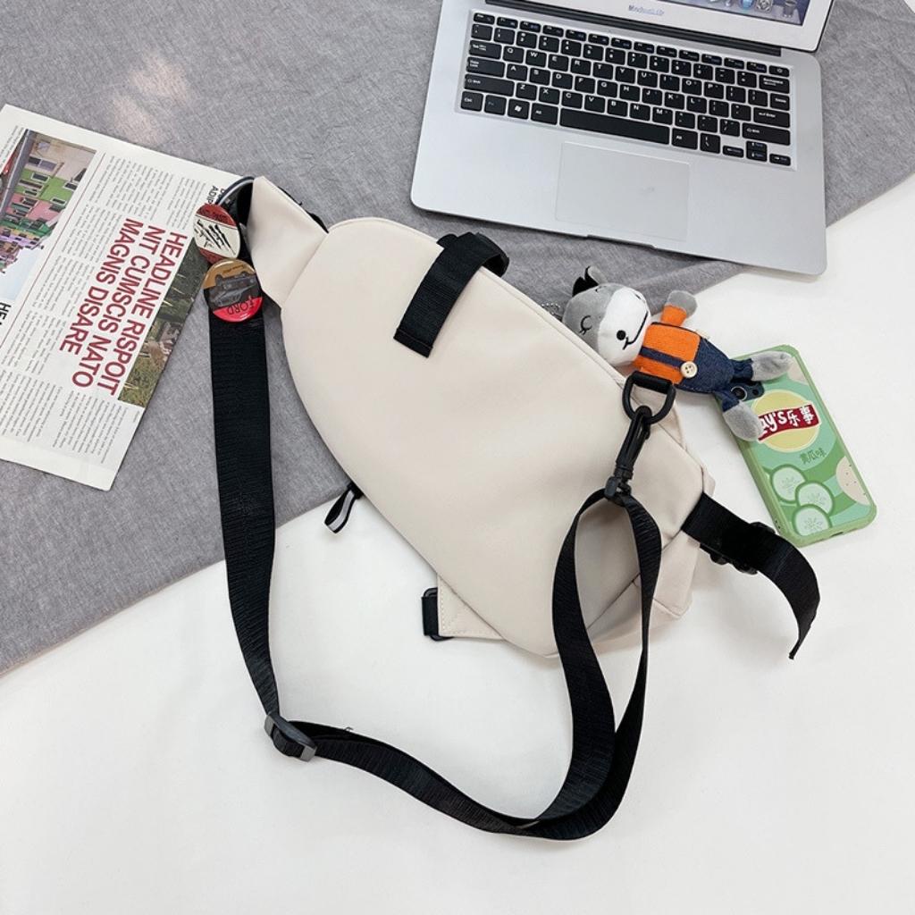 Túi Bao Tử Nam Nữ Đeo Chéo, Đeo Vai Canvas Đi Chơi, Đi Học Đẹp Giá Rẻ  TDC04-03