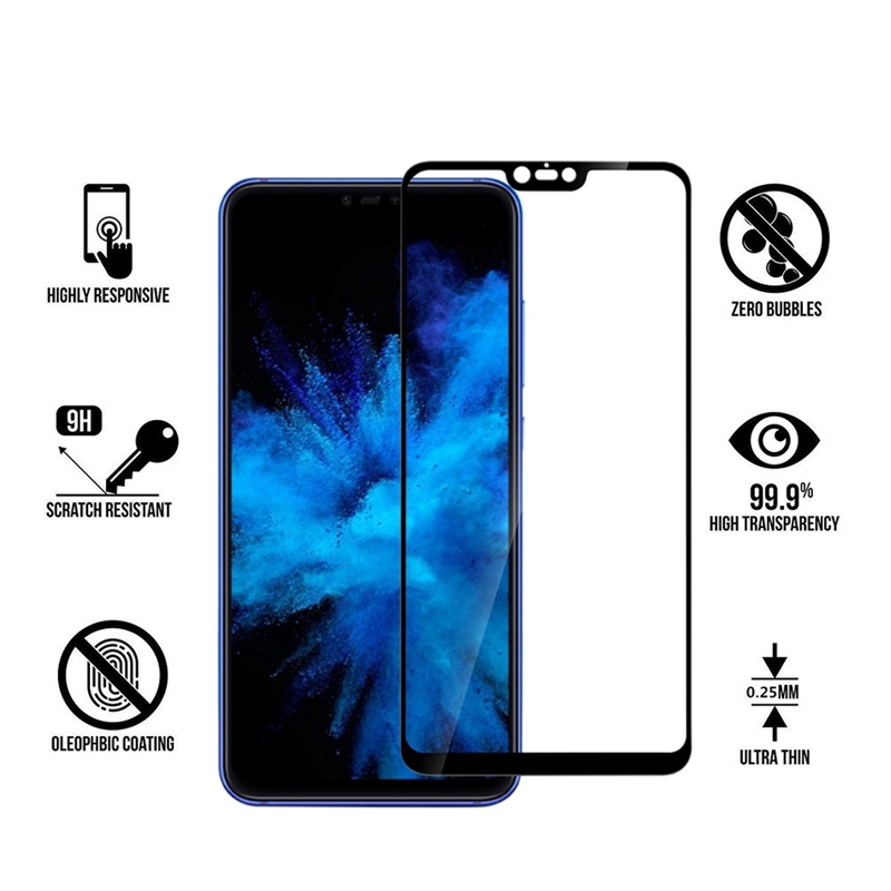 Xiaomi Mi 8 Lite Tempered Glass 9H Film Full Glue Glass for Xiaomi Mi 8 Lite Mi 8 Pro Screen Protector