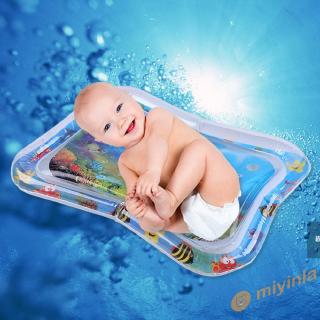 12❀ Baby Inflatable Water Play Mat Tummy Time Playmat Fun Activity Pool Cushion