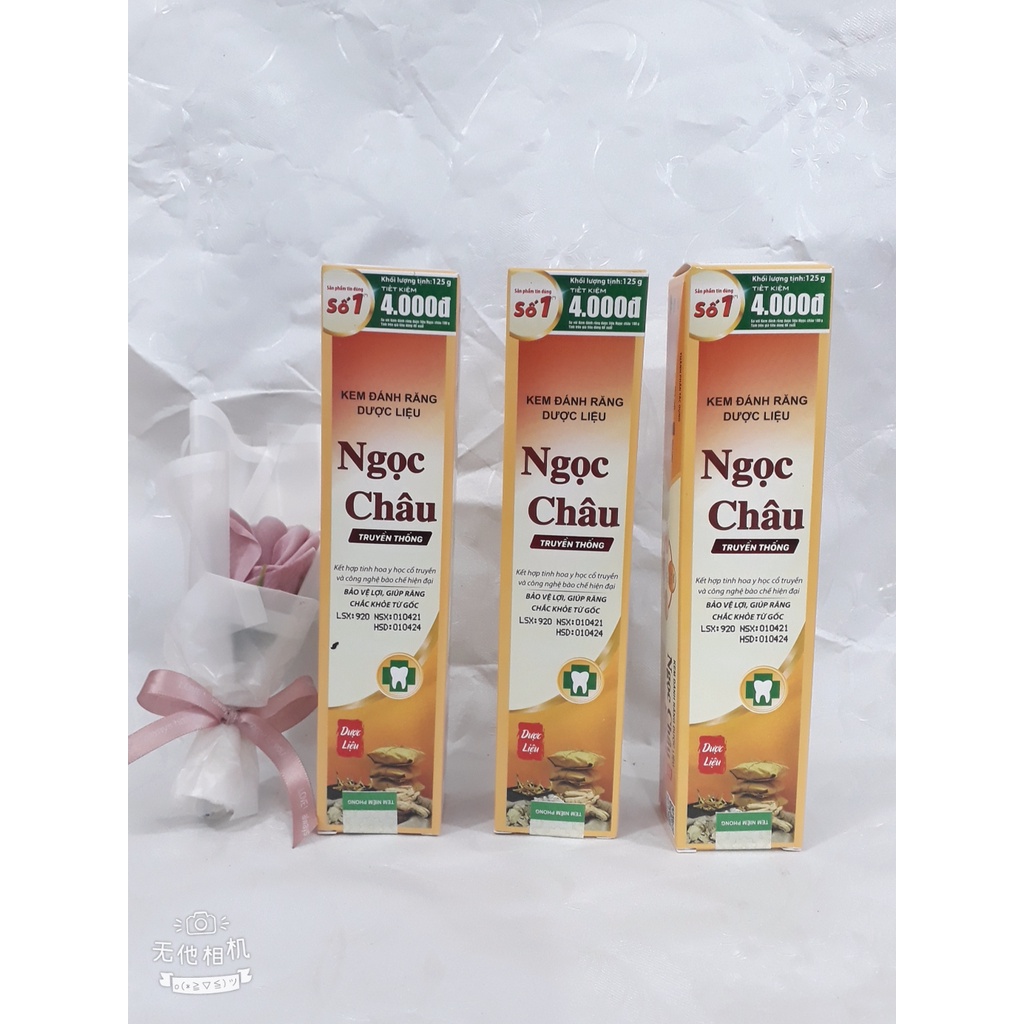 Kem đánh răng Ngọc Châu (Tuýp 125g), giúp ngăn ngừa viêm lợi, nhiệt miệng, thanh nhiệt, bảo vệ lợi giúp răng chắc khỏe