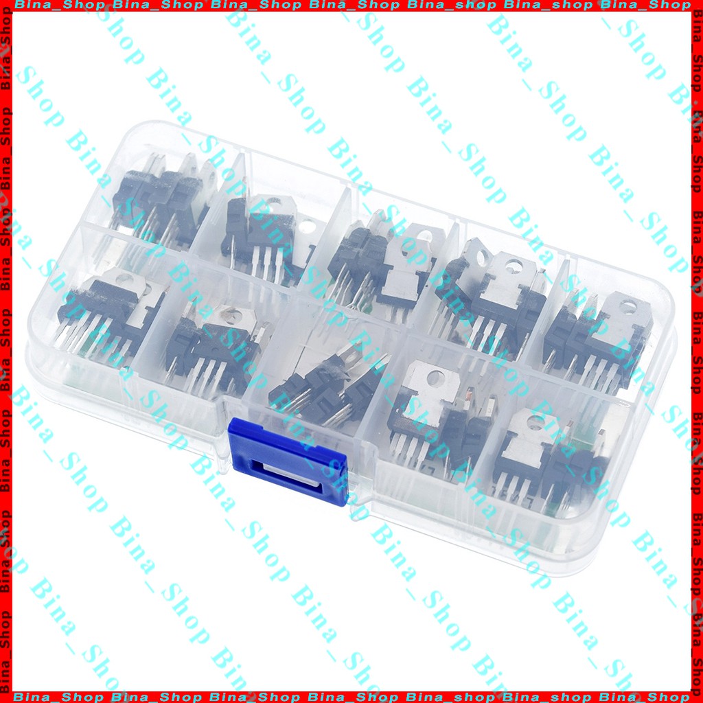 Bộ 50 IC ổn áp LM317T L7805 L7806 L7808 L7809 L7810 L7812 L7815 L7818 L7824