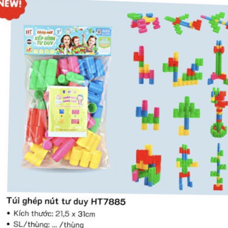 Túi ghép nút tư duy loại to