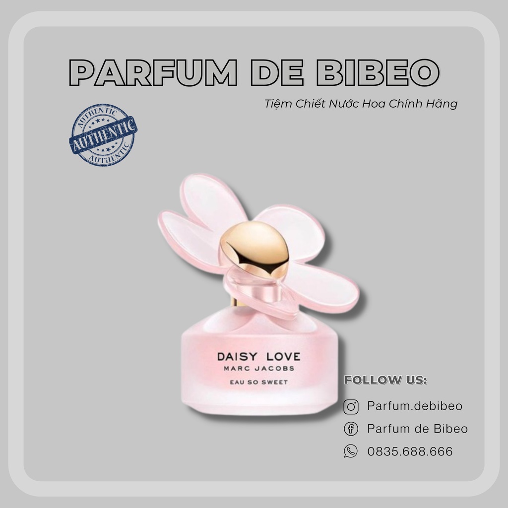 Parfum de Bibeo-Nước hoa thử MJ Daisy Love Eau so Sweet