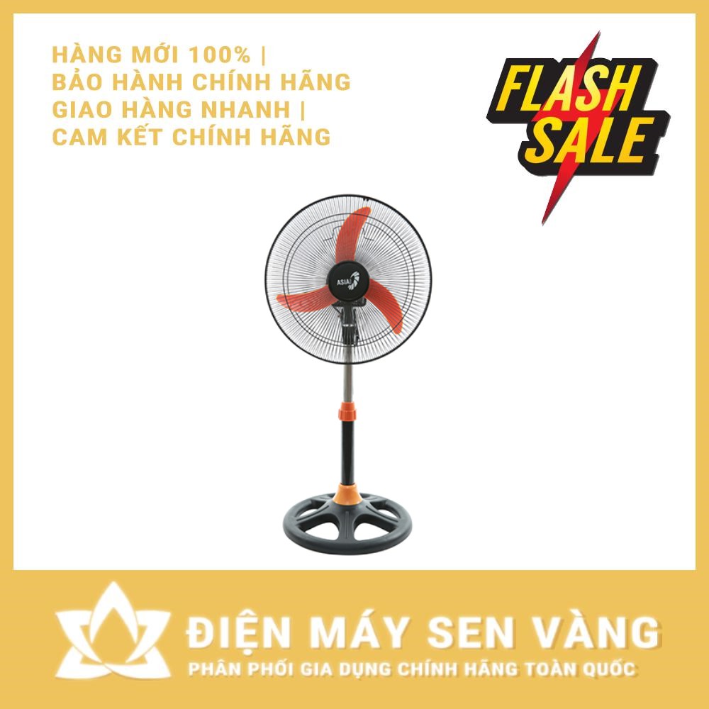 QUẠT LỬNG ASIA A16008 45W - 3 CÁNH - 3 TỐC ĐỘ - Made in Vietnam (Màu xám)