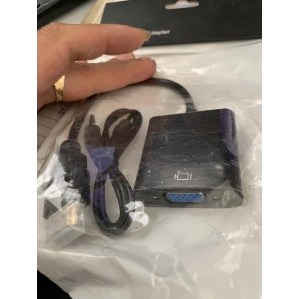Đầu chuyển từ Hdmi sang vga có dây audio