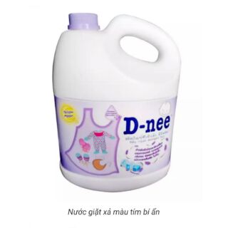 Nước giặt xả D-Nee màu tím Yellow moon Thái Lan 3000ml