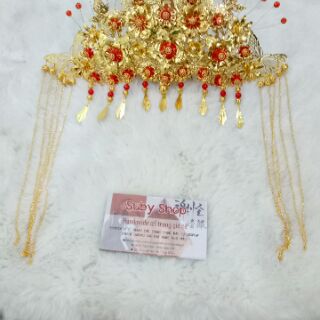 [KÈM ẢNH THẬT LÔ MỚI]  Kim quan cô dâu cổ trang