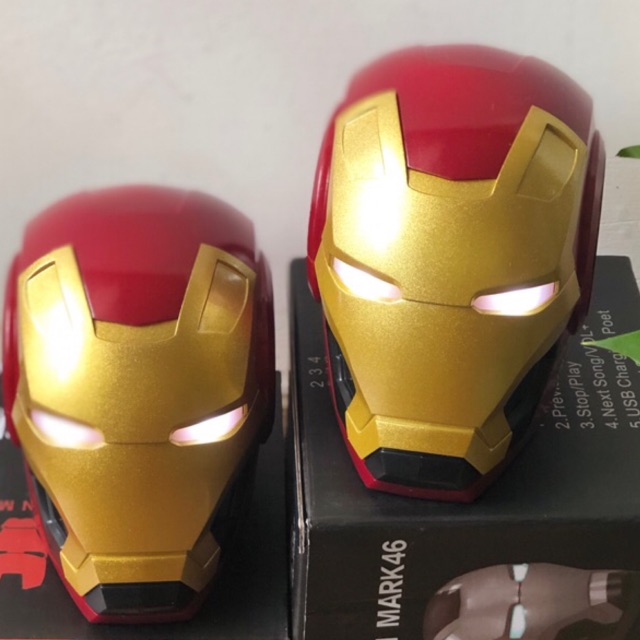 Loa bluetooth Iron man [ xả kho] loa bluetooth siêu anh hùng siêu bass