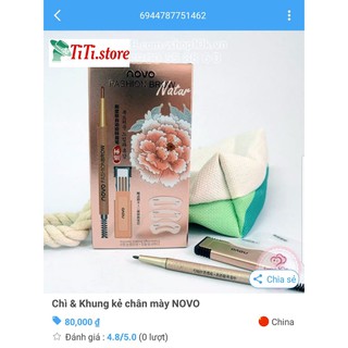 Bộ Chì Mày Định Hình 3 Kiểu NOVO
