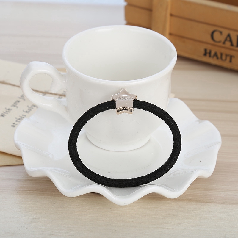 Dây cột tóc cao su dày dặn co giãn phong cách Hàn Quốc thanh lịch thời trang dành cho nữ