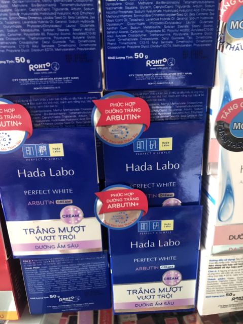 Kem hada labo perfect white (xanh dương)50g