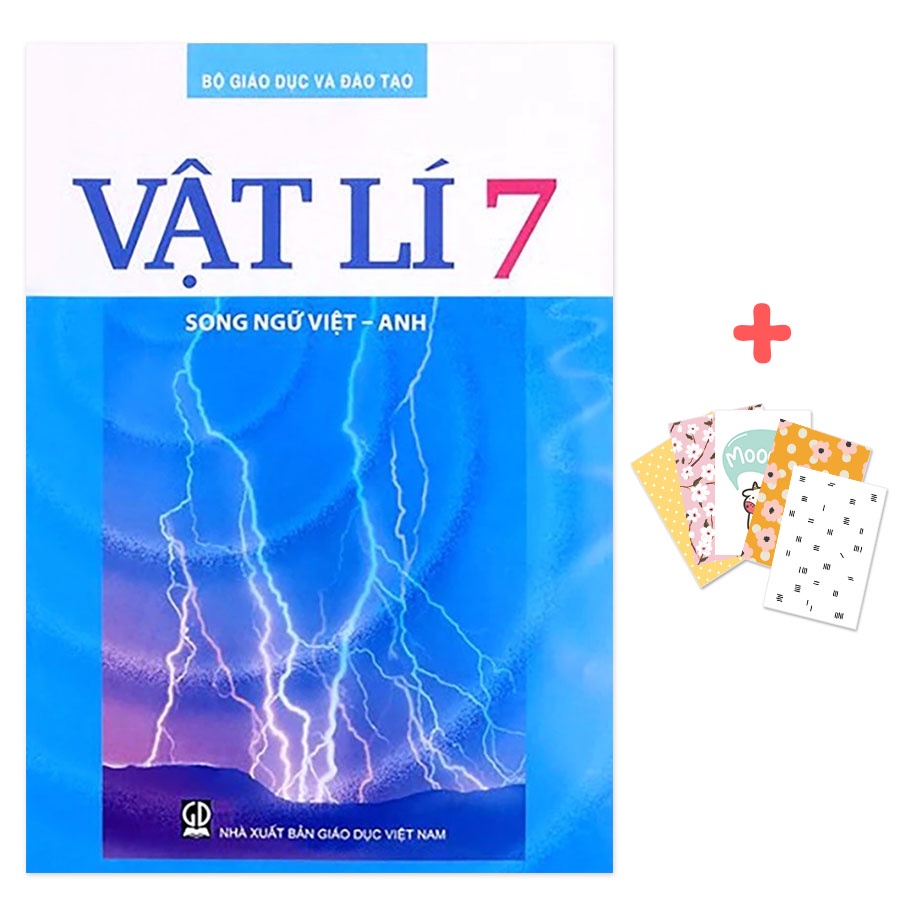 Sách - Vật lí Lớp 7 kèm 5 cuốn Vở kẻ ngang A5 70gms 80 trang